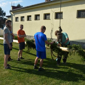 Stavění Májky 2018 